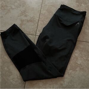 Grey mesh pannel leggings